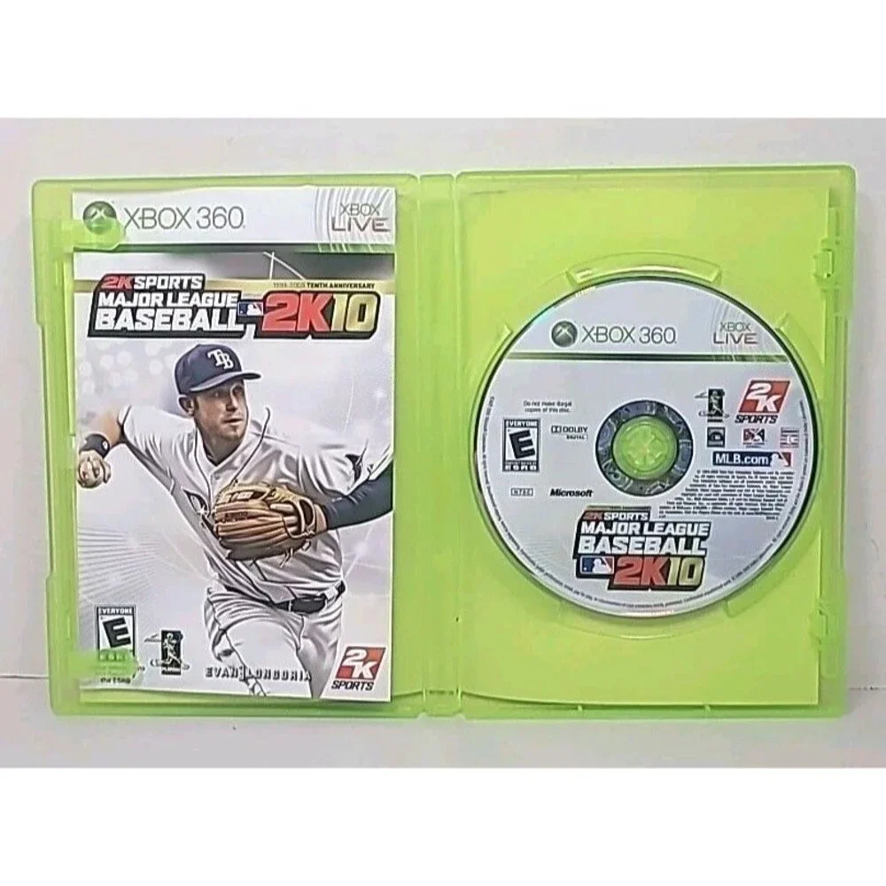 Major League Baseball 2K10 (Microsoft Xbox 360, 2010) CIB